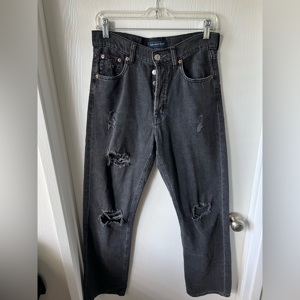 AEROPOSTAL 90’s BAGGY BLACK JEANS